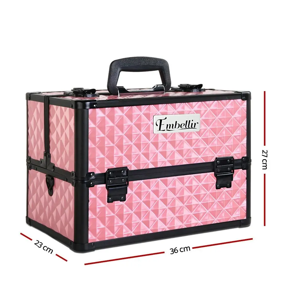 Embellir Beauty Case Makeup Travel Bag Organiser Storage Large Jewellery Box