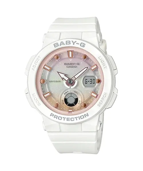 Baby G Digital & Analogue Watch Beach Traveler Series BGA250-7A2