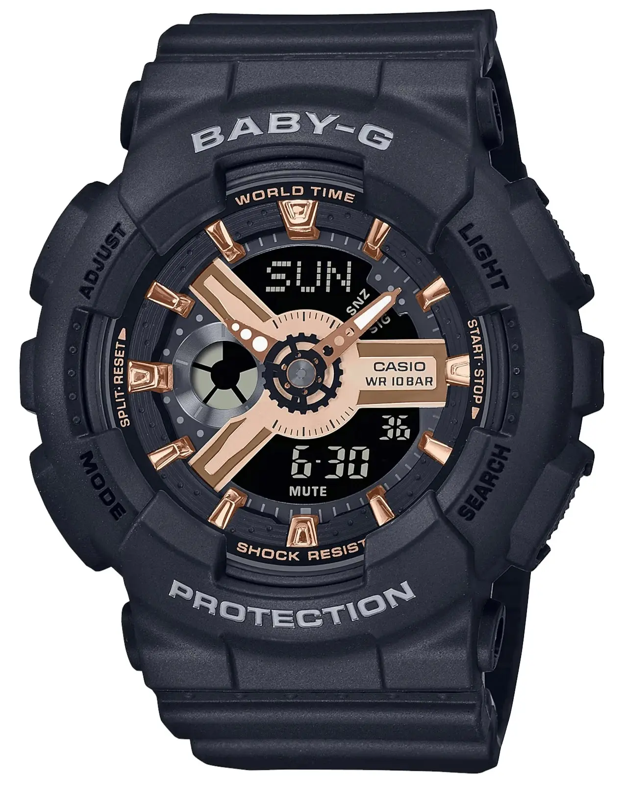 Baby G Digital & Analogue Watch Rose Gold Series BA110XRG-1A