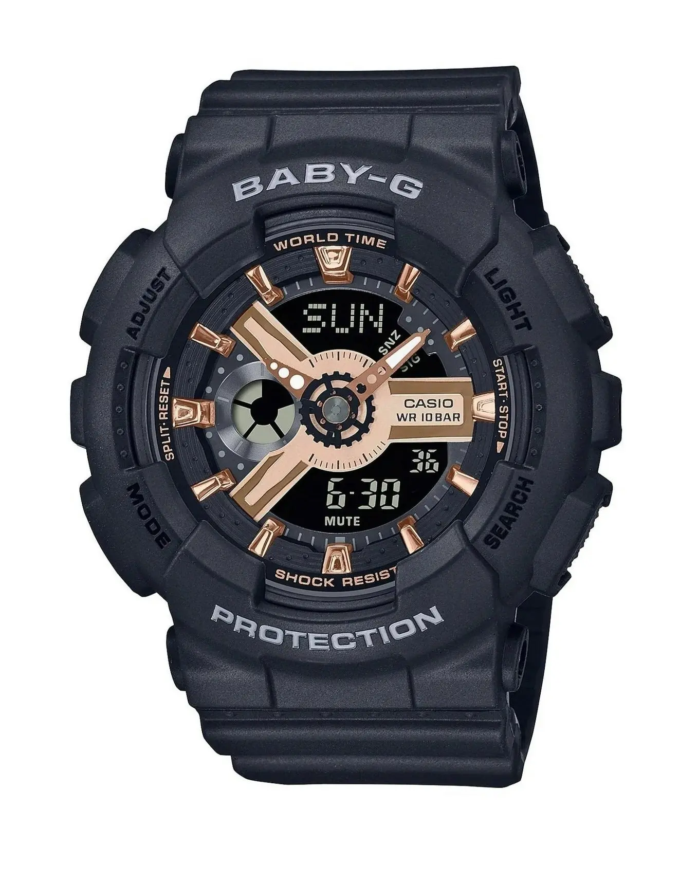 Baby G Digital & Analogue Watch Rose Gold Series BA110XRG-1A