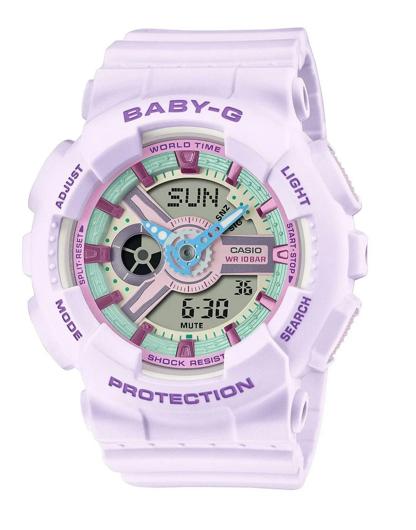 Baby G Digital & Analogue Watch Pastel Series BA110XPM-6A