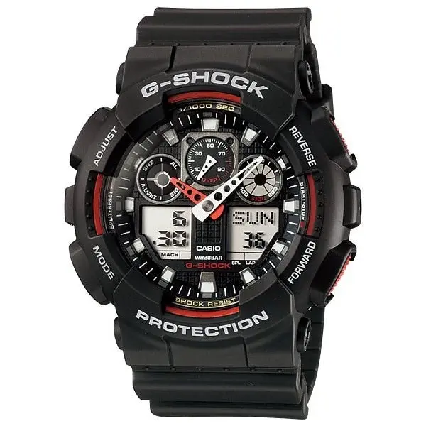 G-Shock Digital & Analogue Watch GA100-1A4