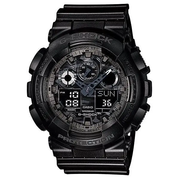 G-Shock Digital & Analogue Watch Camouflage Series GA100CF-1A