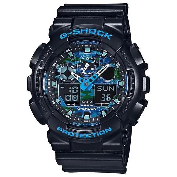 G-Shock Digital & Analogue Watch Camouflage Series GA100CB-1A