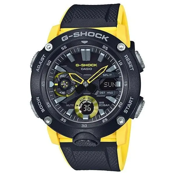 G-Shock Digital & Analogue Watch Carbon Core Guard Series GA2000-1A9