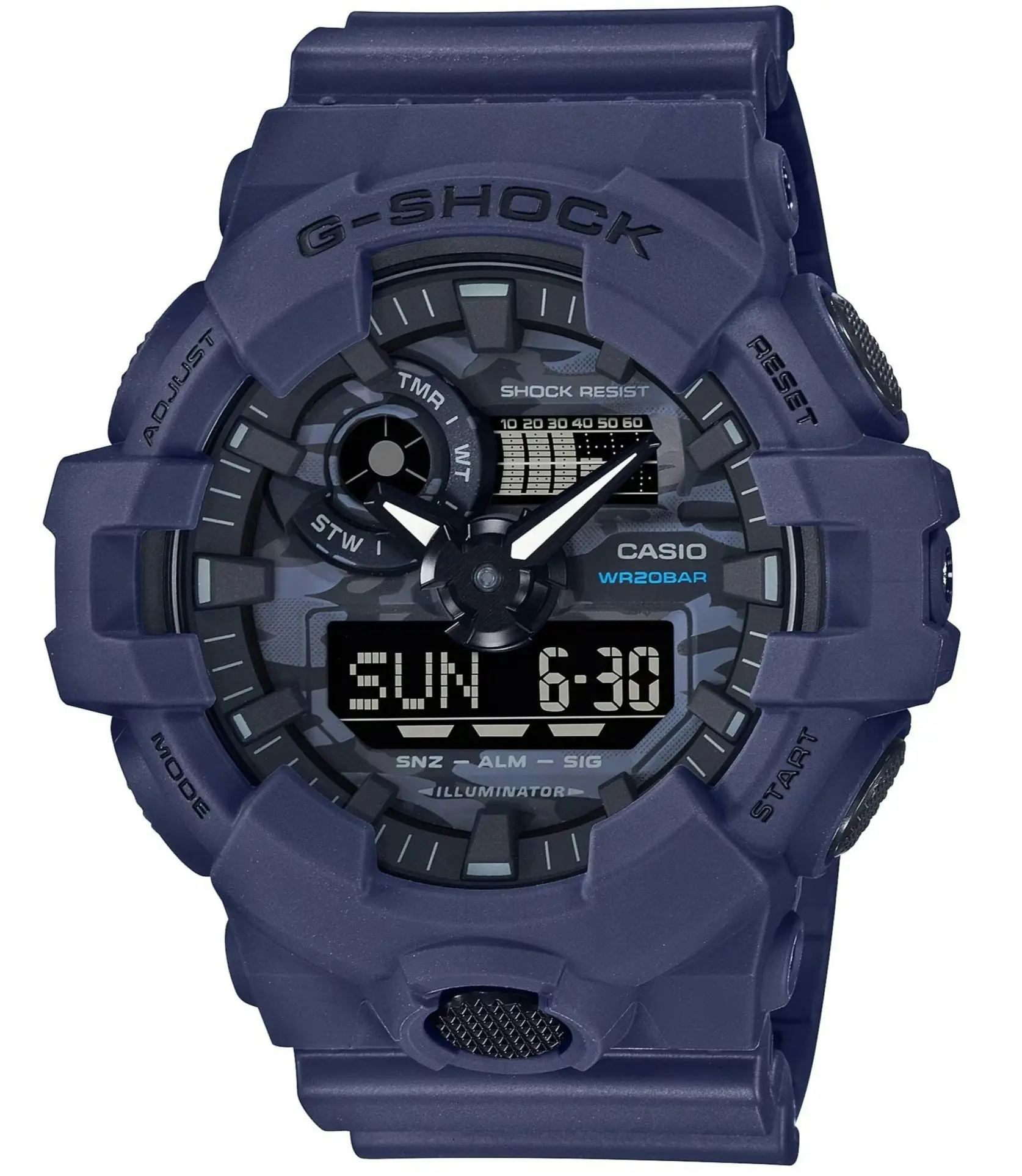 G-Shock Digital & Analogue Watch Camouflage Series GA700CA-2A