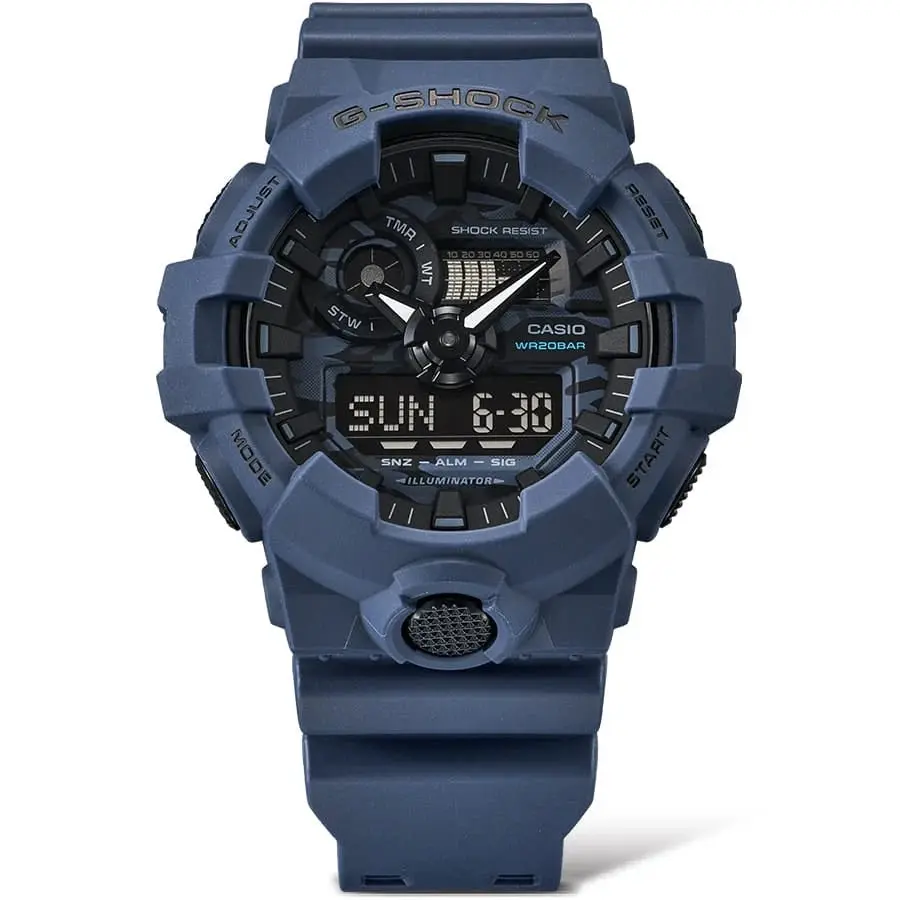 G-Shock Digital & Analogue Watch Camouflage Series GA700CA-2A