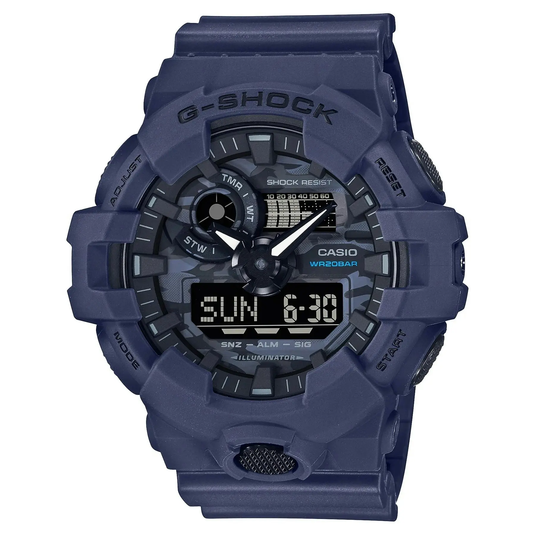 G-Shock Digital & Analogue Watch Camouflage Series GA700CA-2A