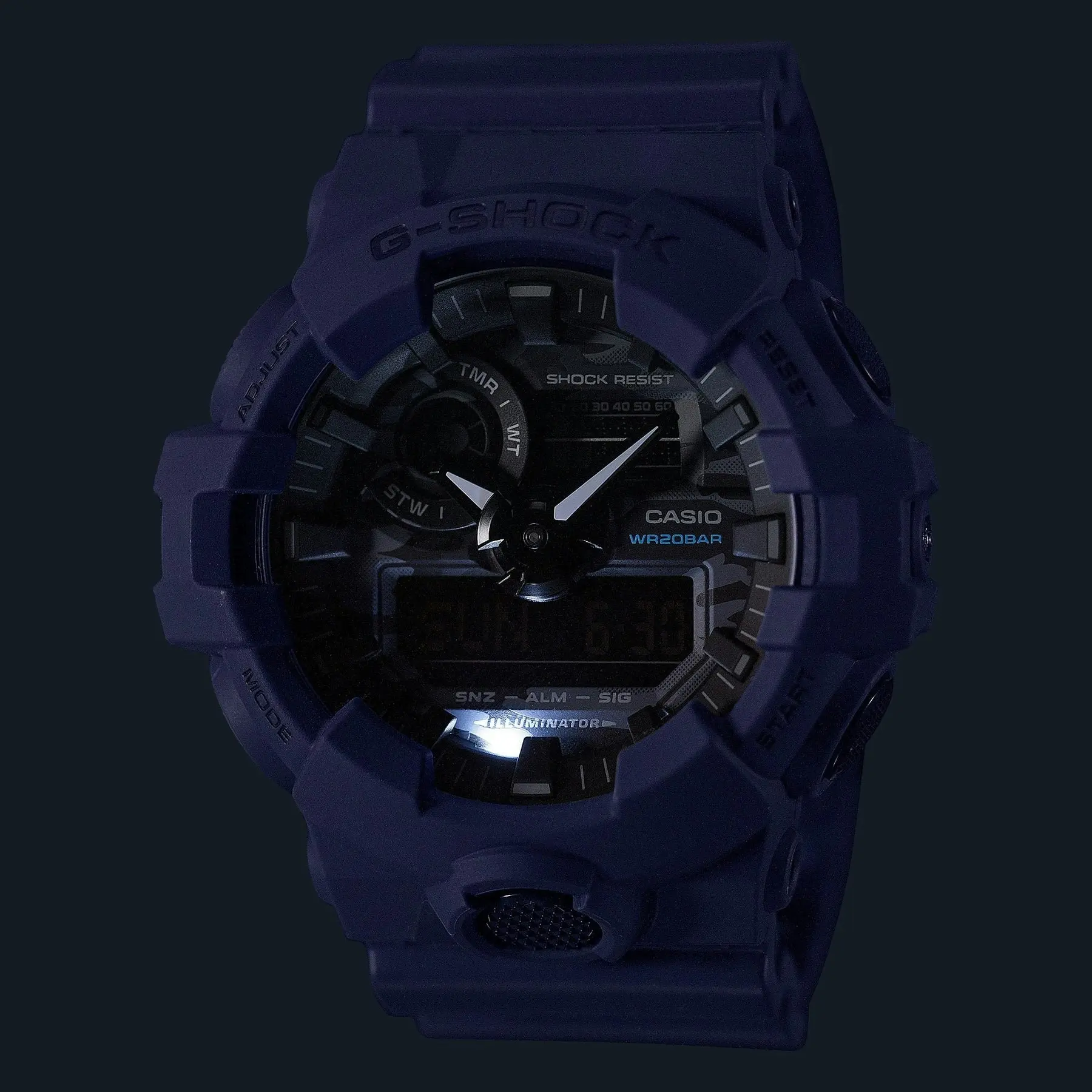 G-Shock Digital & Analogue Watch Camouflage Series GA700CA-2A