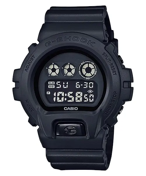 G-Shock Digital Watch Blackout Series DW6900BB-1D