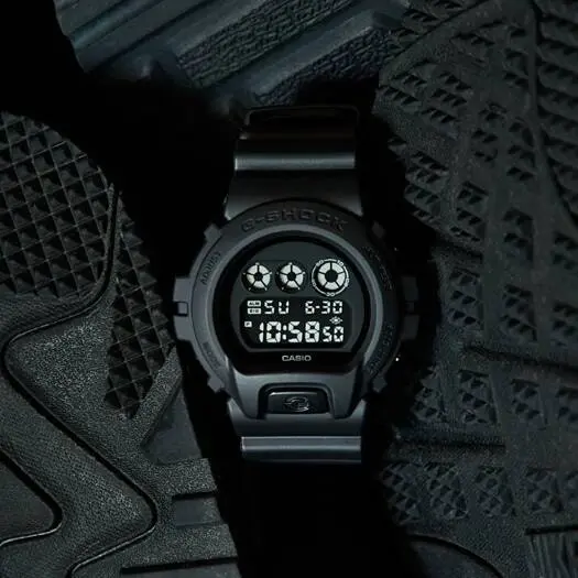 G-Shock Digital Watch Blackout Series DW6900BB-1D