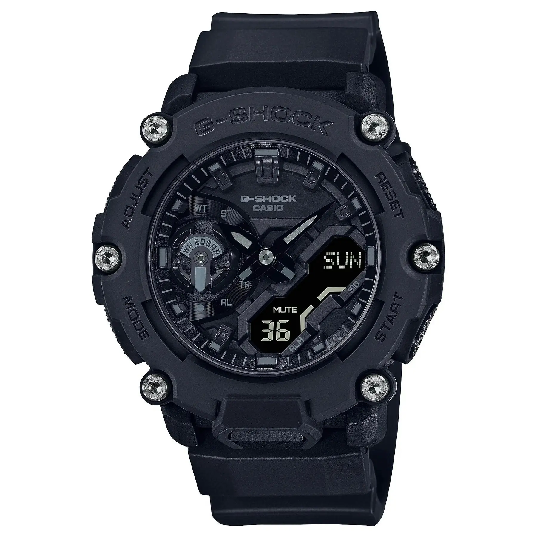 G-Shock Digital & Analogue Watch Carbon Core Guard Series GA2200BB-1A