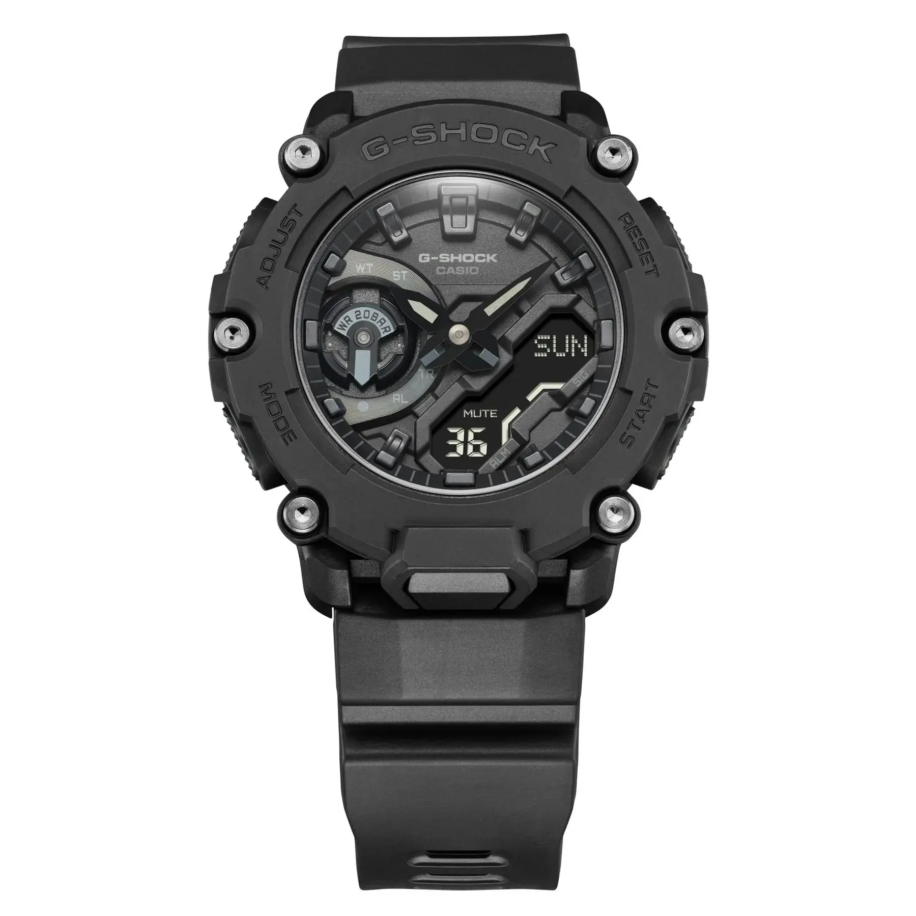 G-Shock Digital & Analogue Watch Carbon Core Guard Series GA2200BB-1A