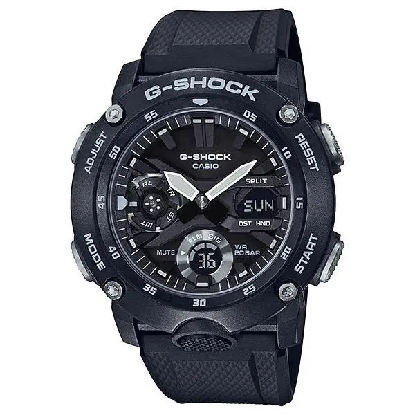 G-Shock Digital & Analogue Watch Carbon Core Guard Series GA2000S-1A