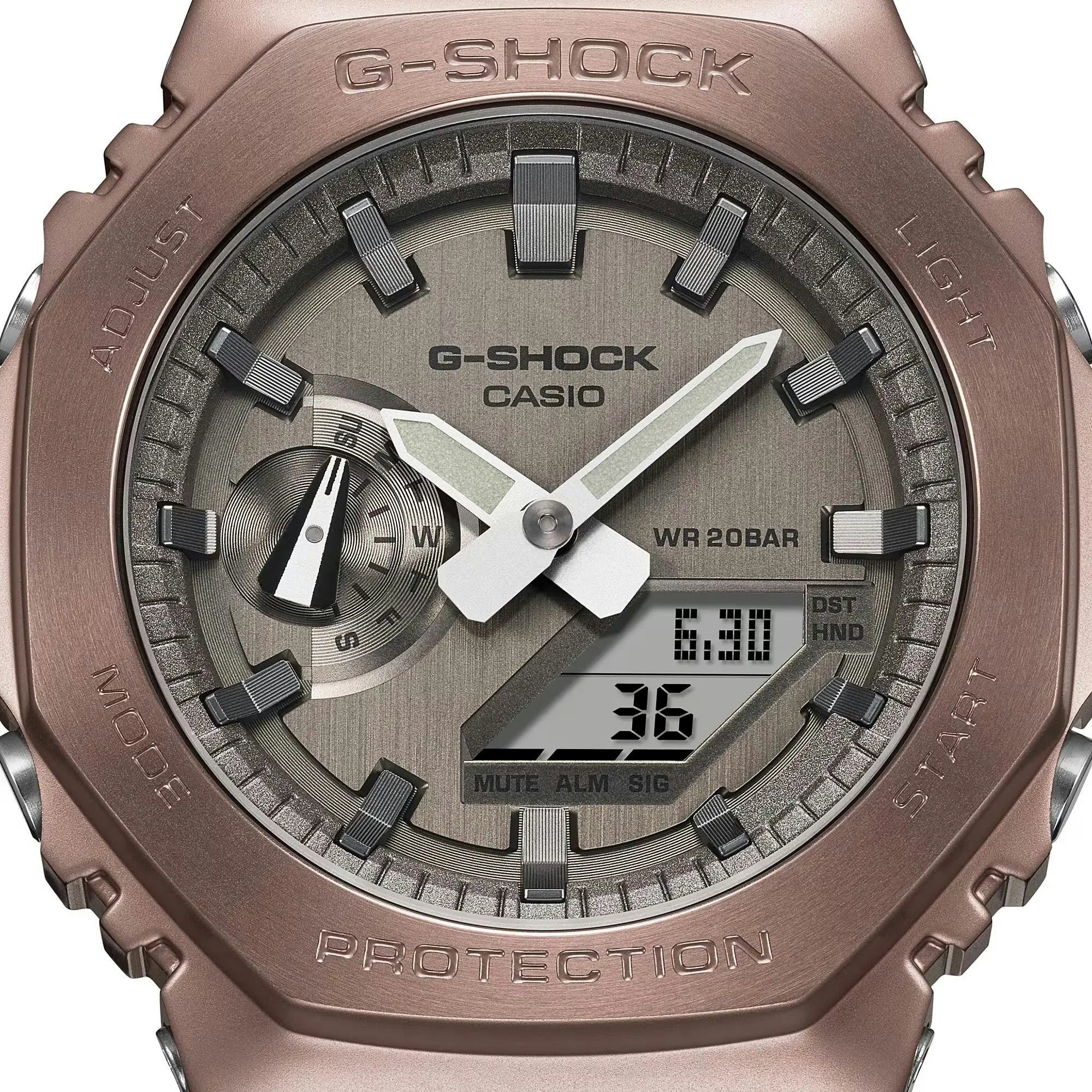 G-Shock Digital & Analogue G Steel Watch Metalized Series GM2100MF-5A