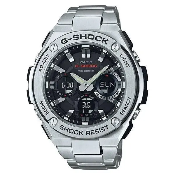 G-Shock Digital & Analogue Watch G-Steel Series GSTS110D-1A