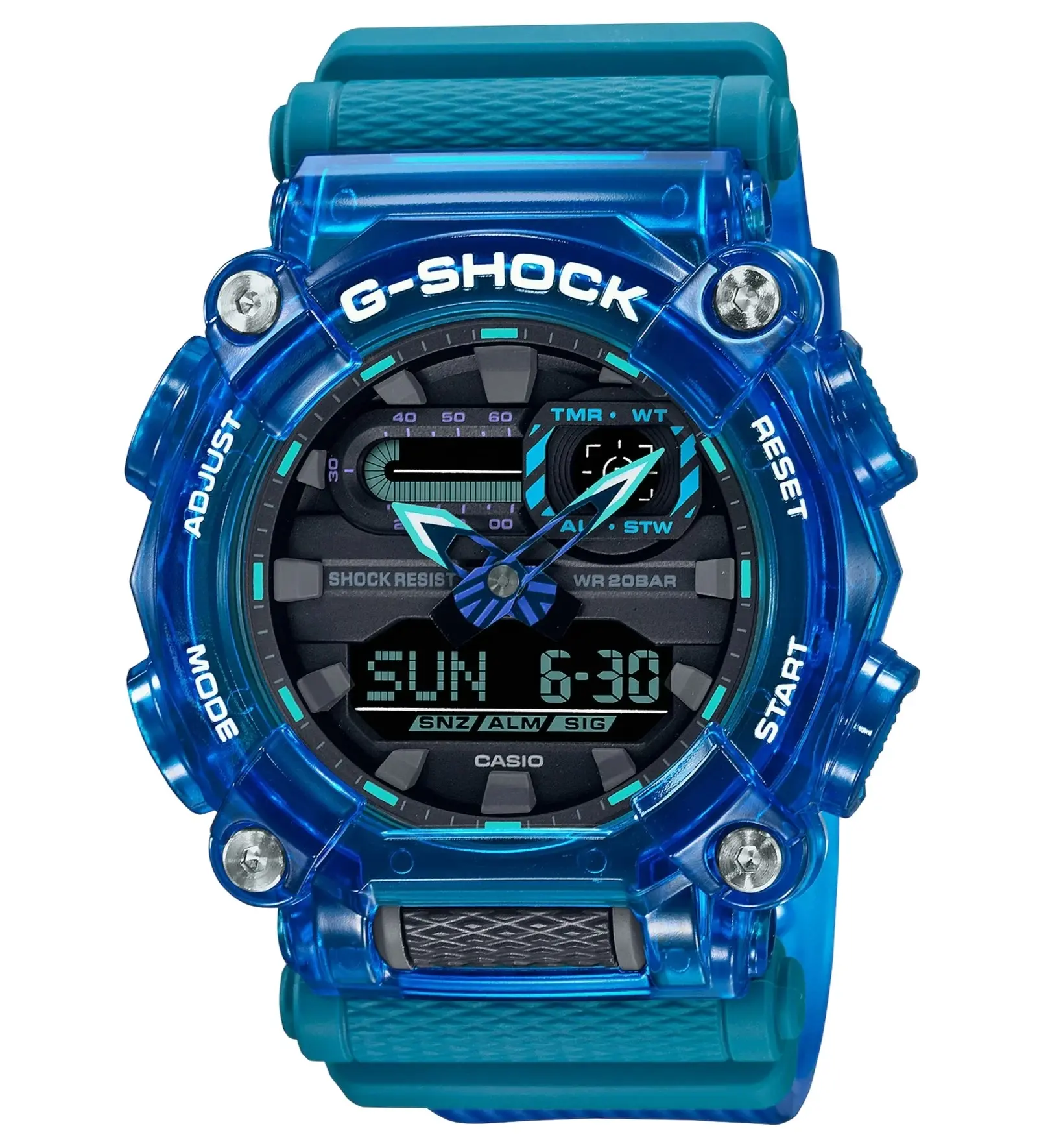 G-Shock Sound Waves Series Digital & Analogue Watch GA900SKL-2A