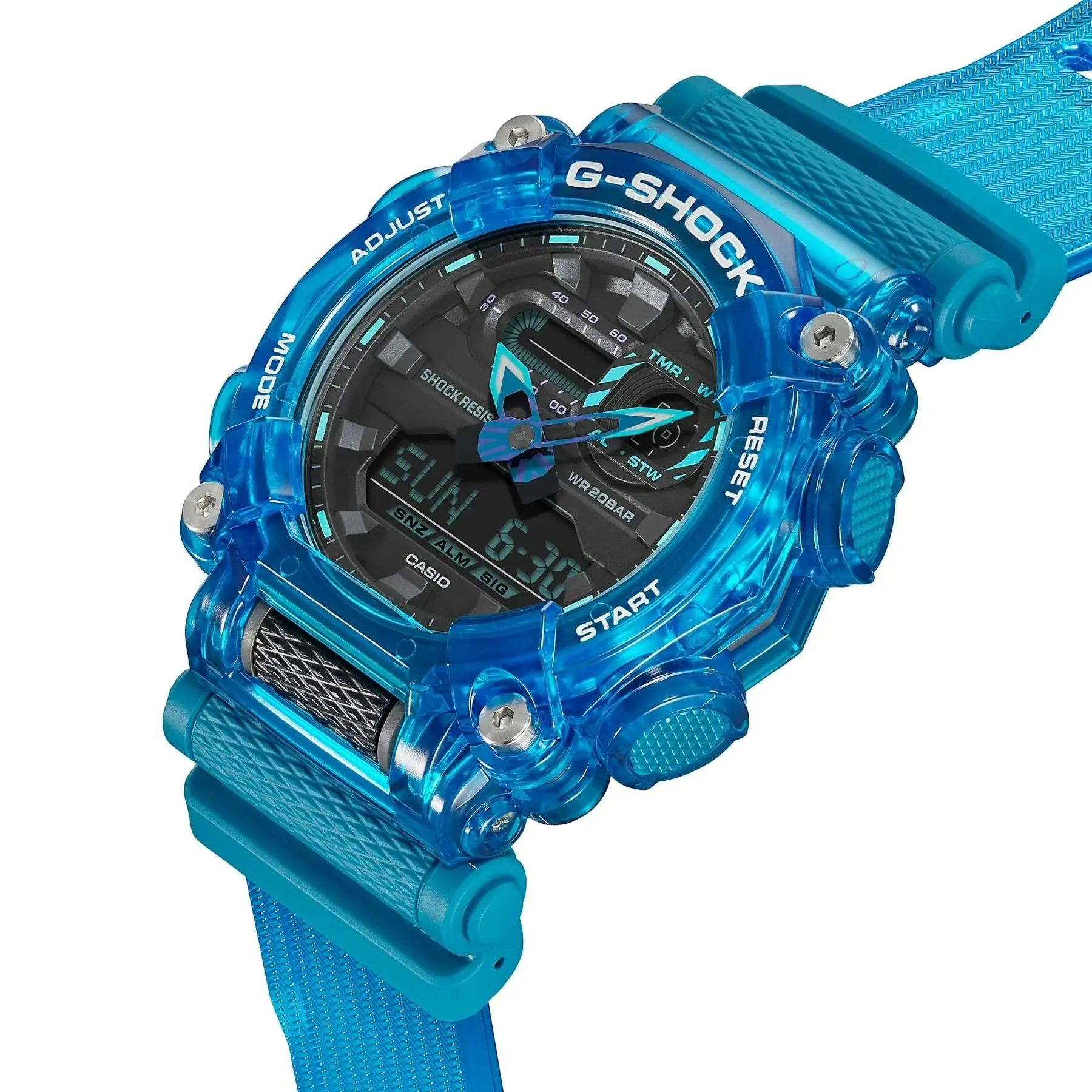 G-Shock Sound Waves Series Digital & Analogue Watch GA900SKL-2A