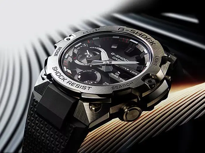 G-Shock Digital & Analogue Watch G-Steel Series GSTB400-1A