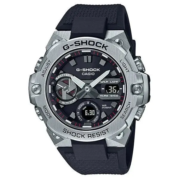 G-Shock Digital & Analogue Watch G-Steel Series GSTB400-1A