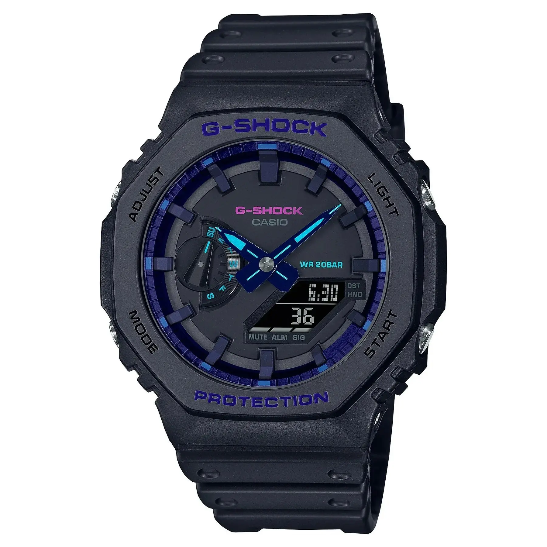 G-Shock Digital & Analogue Watch CasiOak Series GA2100VB-1A