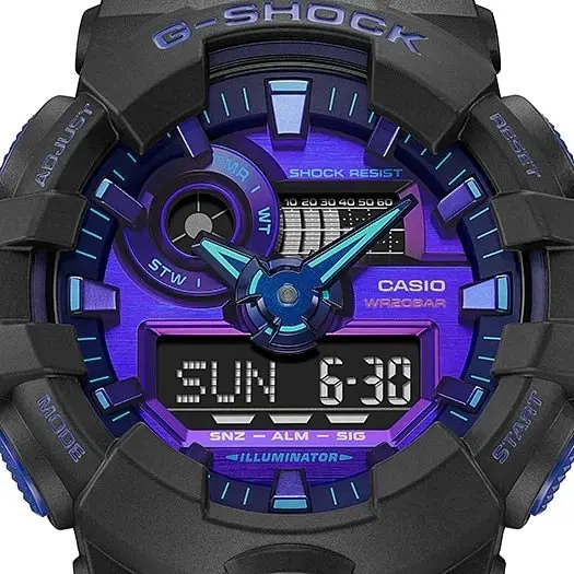 G-Shock Digital & Analogue Watch Virtual World Series GA700VB-1A