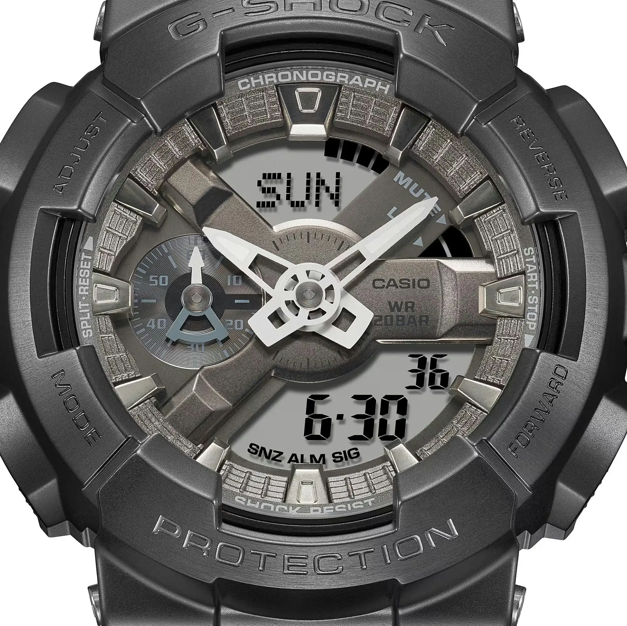 G-Shock Digital & Analogue G Steel Watch Metalized Series GM110MF-1A