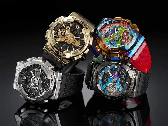 G-Shock Digital & Analogue G Steel Watch Metalized Series GM110-1A