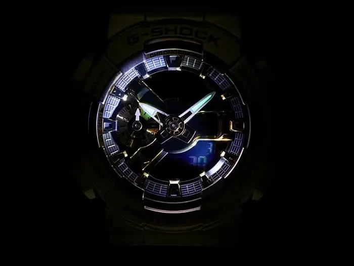 G-Shock Digital & Analogue G Steel Watch Metalized Series GM110G-1A9