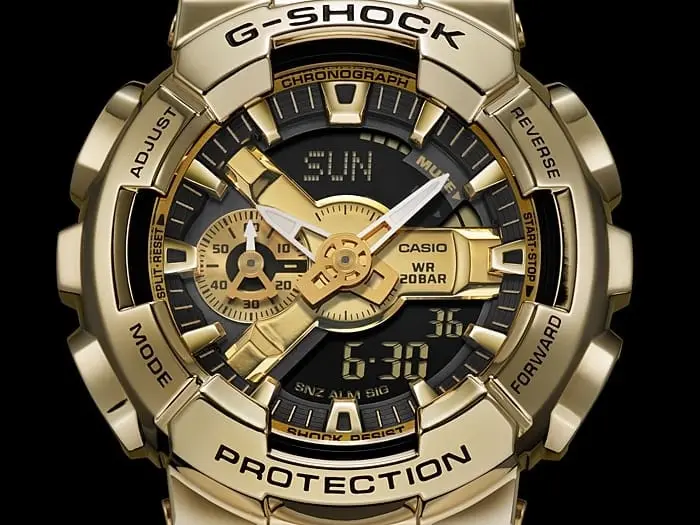 G-Shock Digital & Analogue G Steel Watch Metalized Series GM110G-1A9