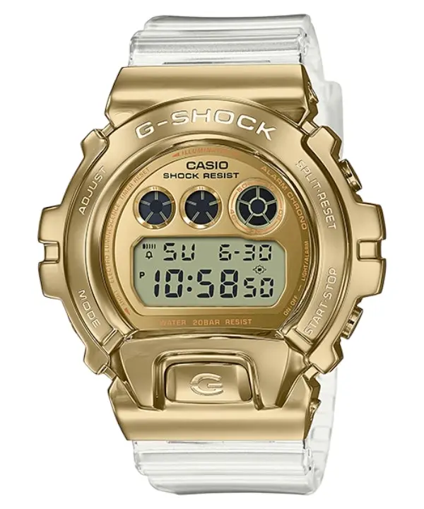 G-Shock Gold metal translucent digital GM6900SG-9D