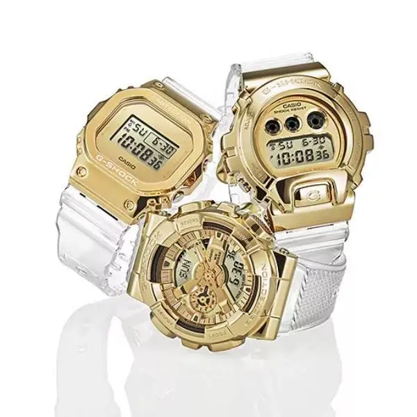 G-Shock Gold metal translucent digital GM6900SG-9D