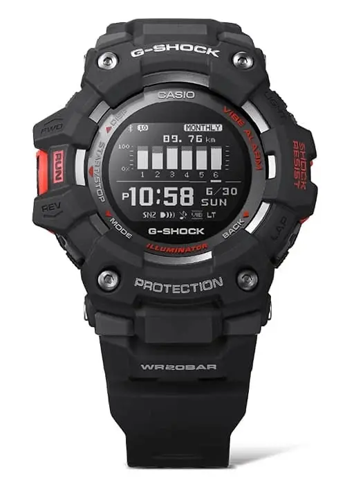 G-Shock Digital Bluetooth Fitness Watch G Squad Series GBD100-1D