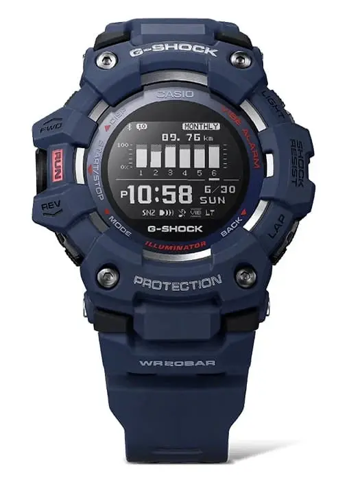 G-Shock Digital Bluetooth Fitness Watch G Squad Series GBD100-2D