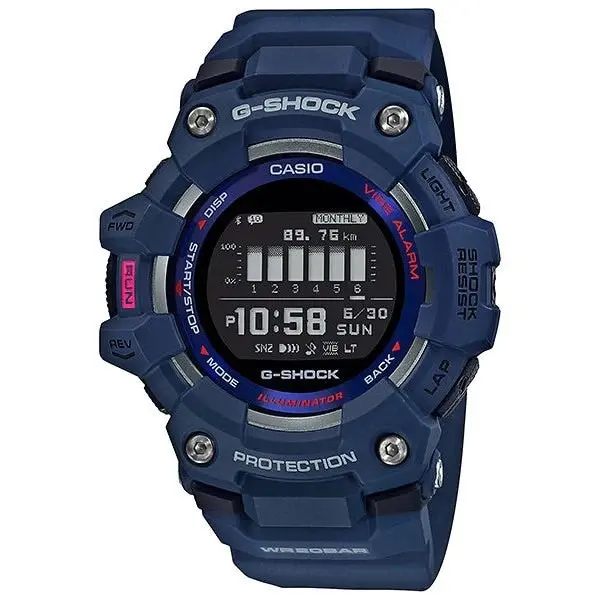 G-Shock Digital Bluetooth Fitness Watch G Squad Series GBD100-2D