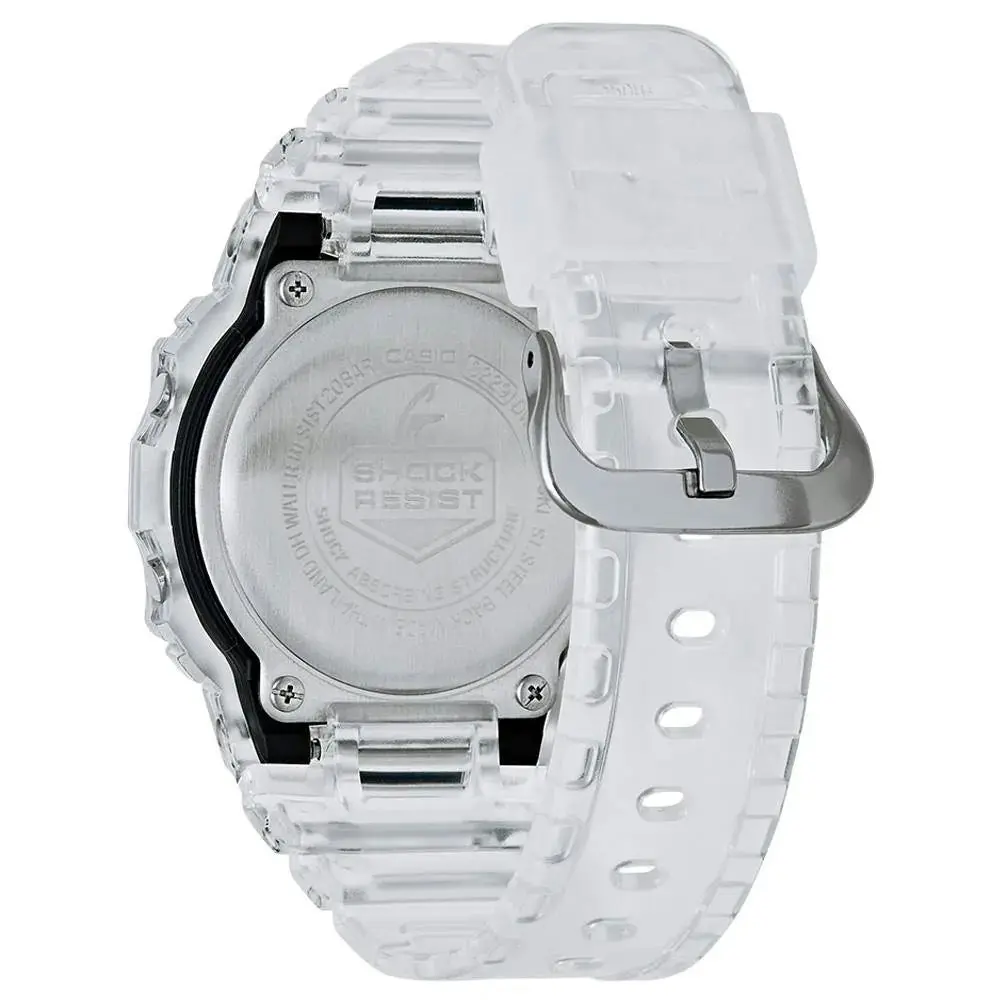 G-Shock Digital Skeleton Transparent Series DW5600SKE-7D