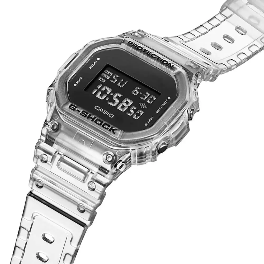 G-Shock Digital Skeleton Transparent Series DW5600SKE-7D