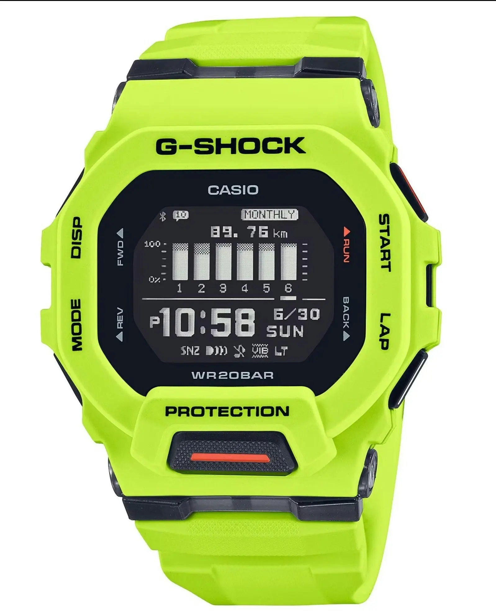 G-Shock Digital Bluetooth Fitness Watch G Squad Series GBD200-9D