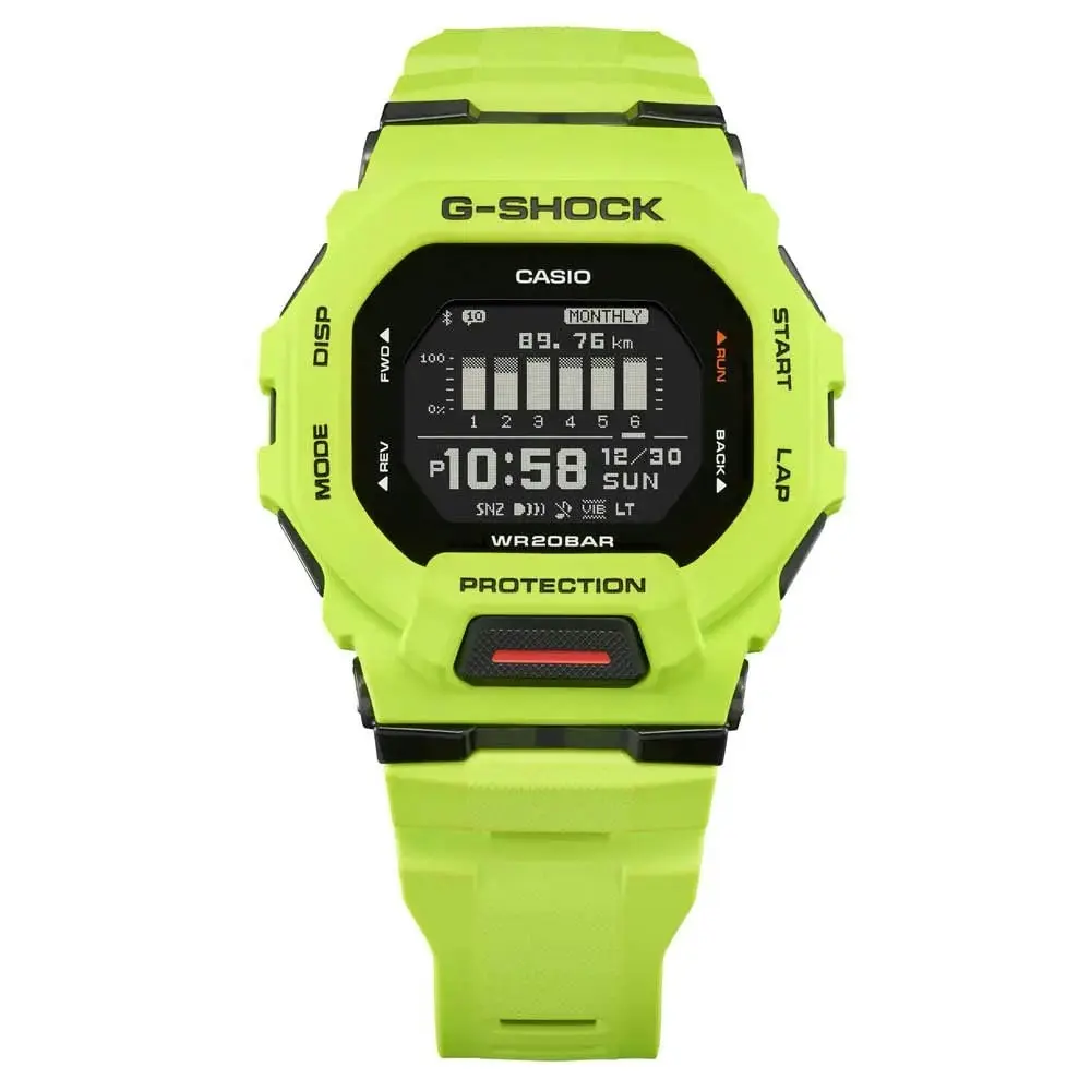 G-Shock Digital Bluetooth Fitness Watch G Squad Series GBD200-9D