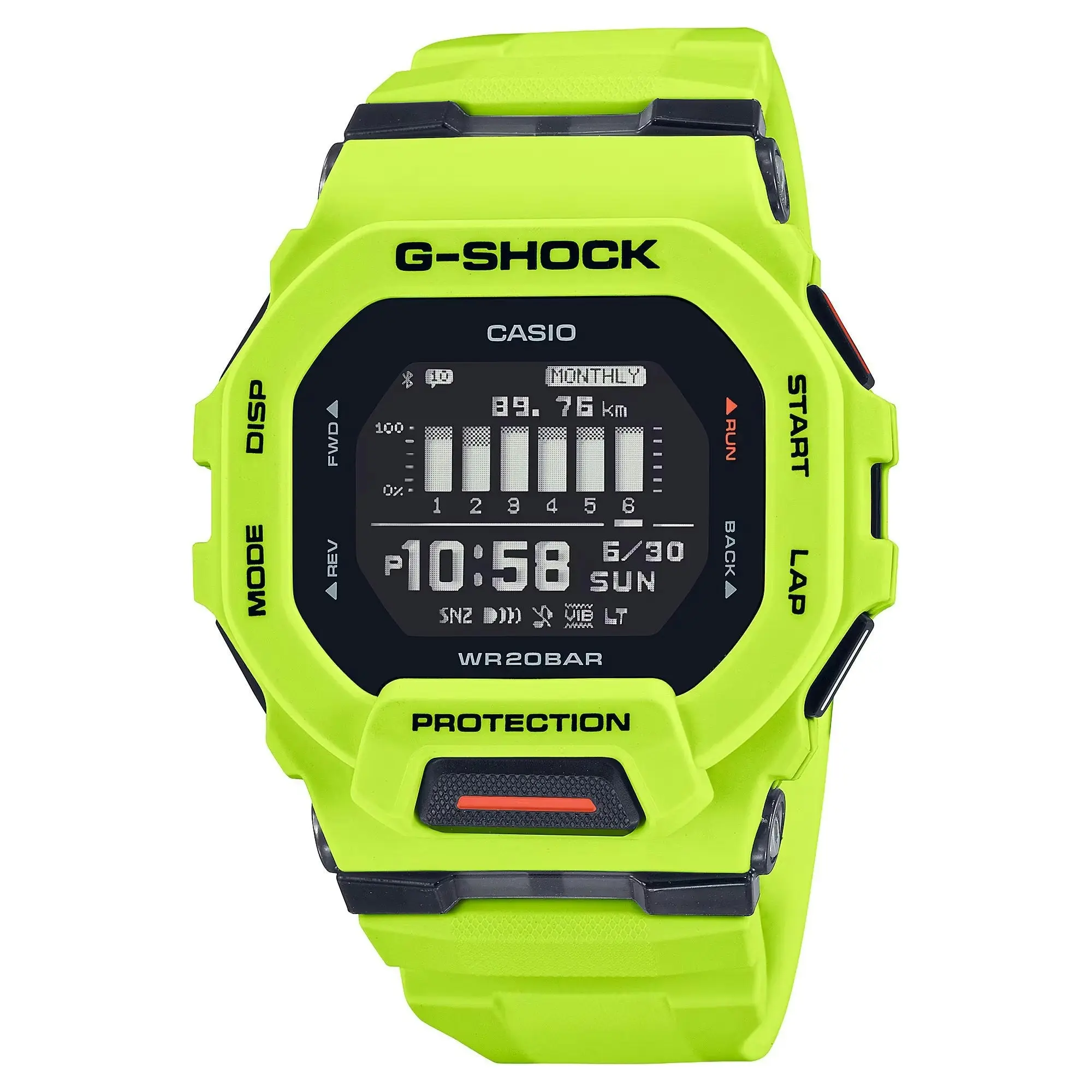 G-Shock Digital Bluetooth Fitness Watch G Squad Series GBD200-9D