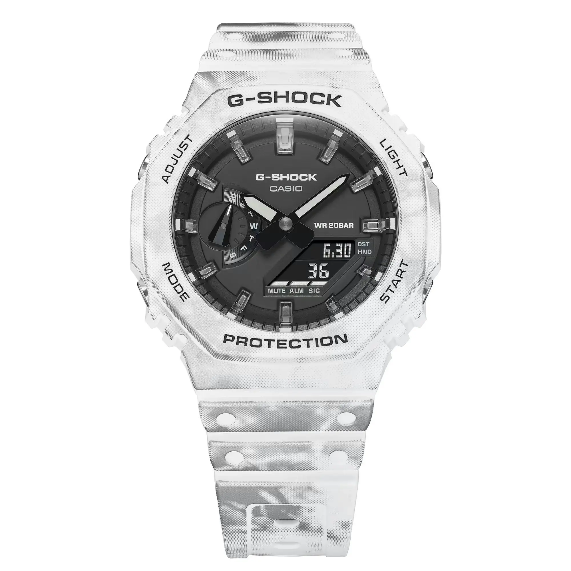 G-Shock Digital & Analogue Watch CasiOak Frozen Forest Series GAE2100GC-7A