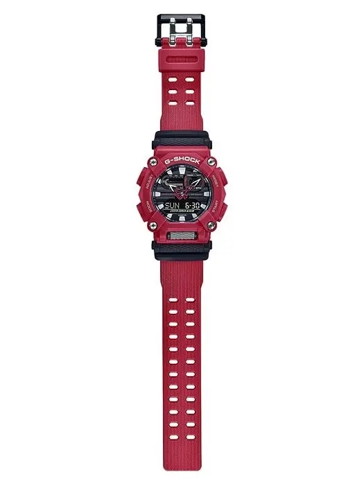 G-Shock Digital & Analogue Watch Black and Red Series GA900-4A