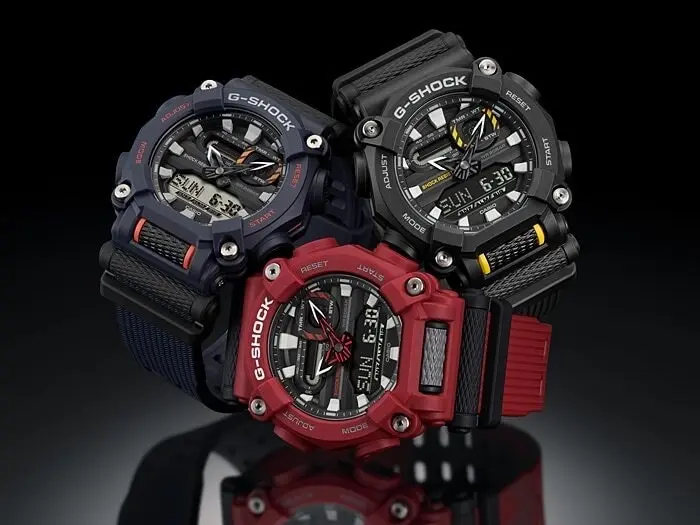 G-Shock Digital & Analogue Watch Black and Red Series GA900-4A