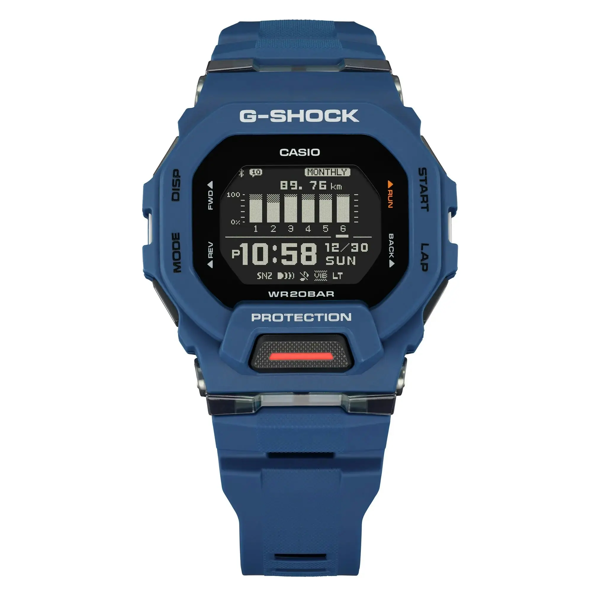 G-Shock Digital Bluetooth Fitness Watch G Squad Series GBD200-2D