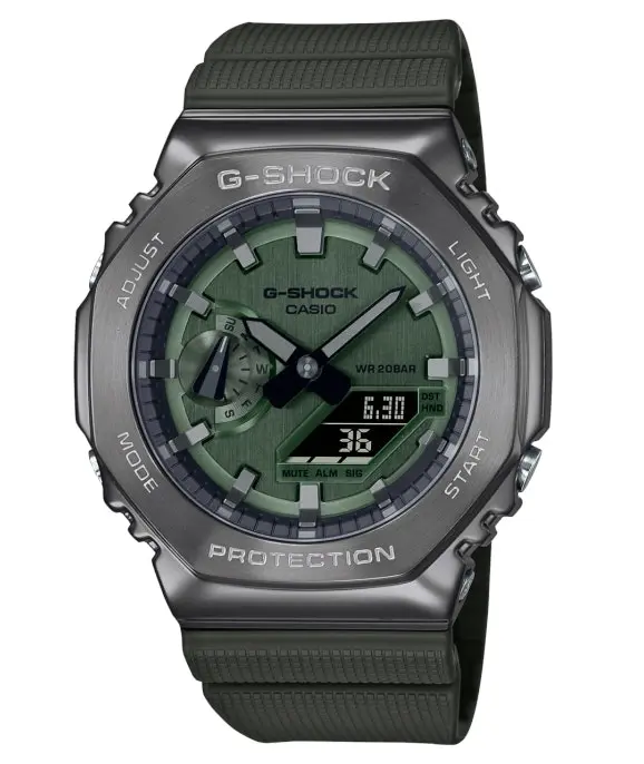 G-Shock Digital & Analogue G Steel Watch Metalized Series GM2100B-3A