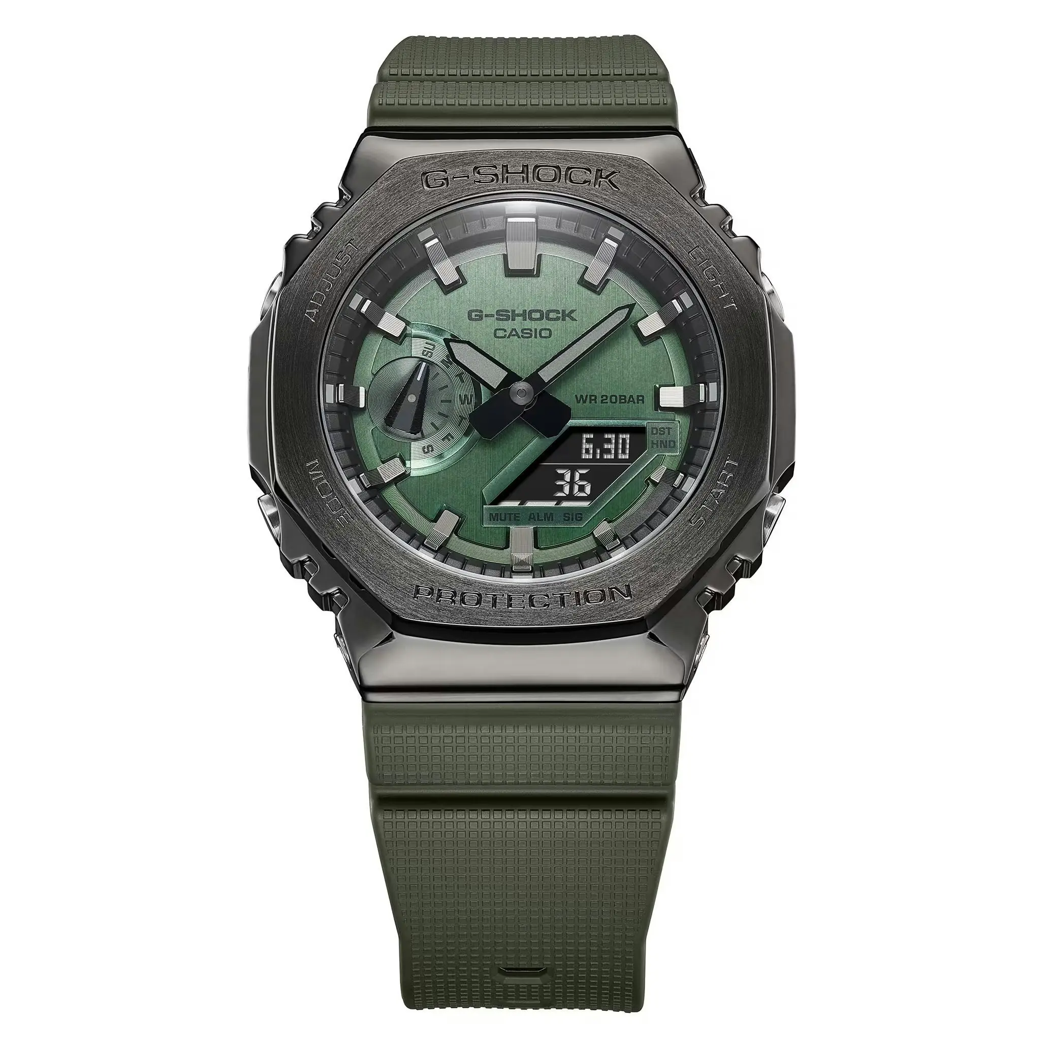 G-Shock Digital & Analogue G Steel Watch Metalized Series GM2100B-3A