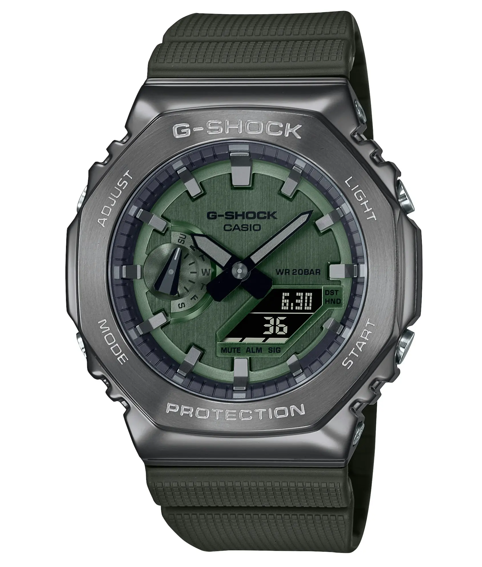 G-Shock Digital & Analogue G Steel Watch Metalized Series GM2100B-3A