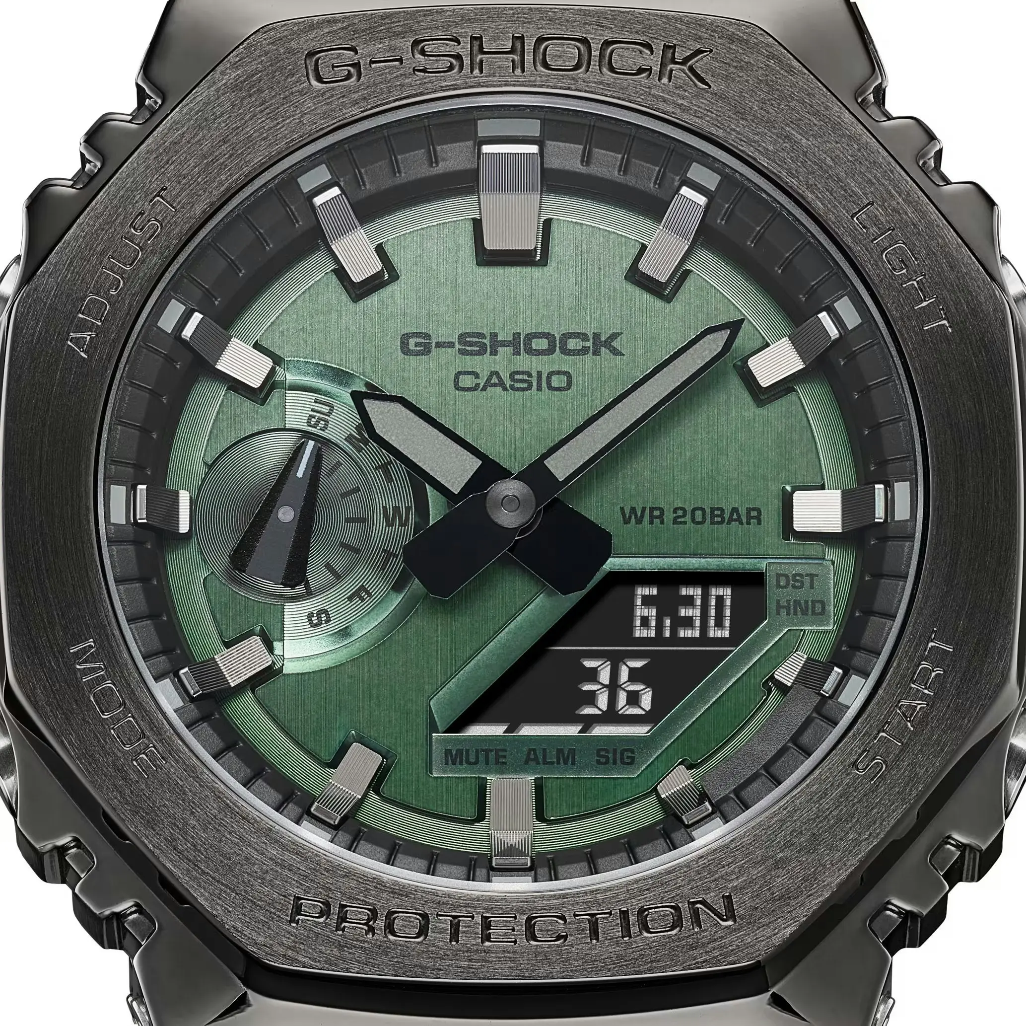 G-Shock Digital & Analogue G Steel Watch Metalized Series GM2100B-3A