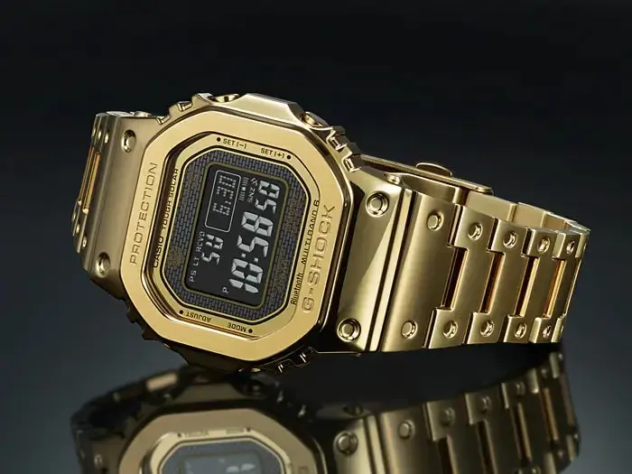 G-Shock Digital & Analogue G Steel Watch Full Metal Series GMWB5000GD-9DR