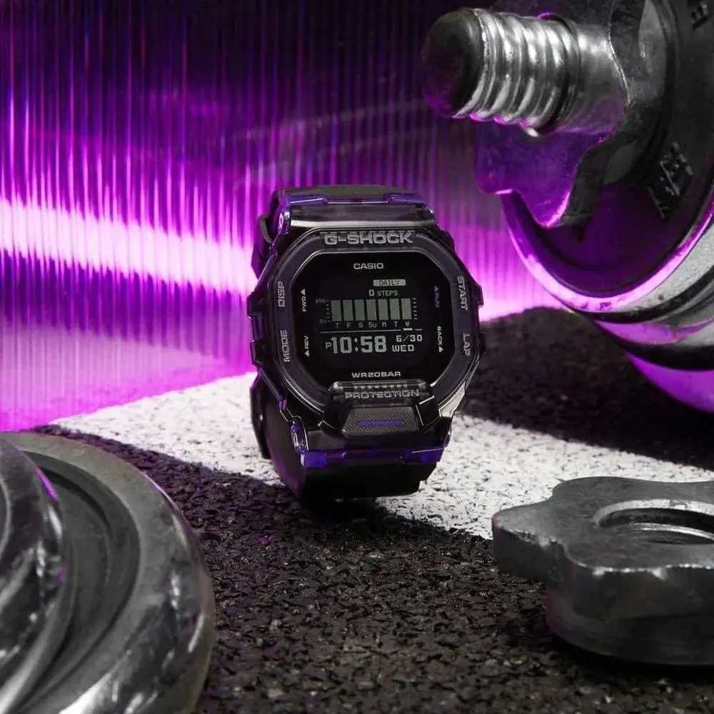 G-Shock Digital Bluetooth Fitness Watch G Squad Series GBD200SM-1A6